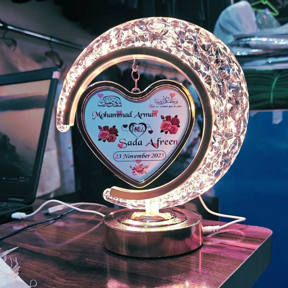 Wedding lighting frame premium