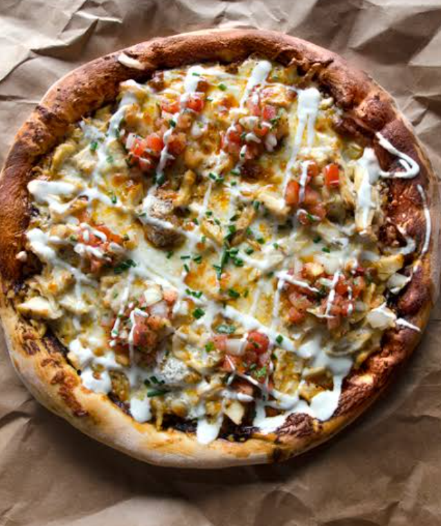 Butter Chicken Pizza