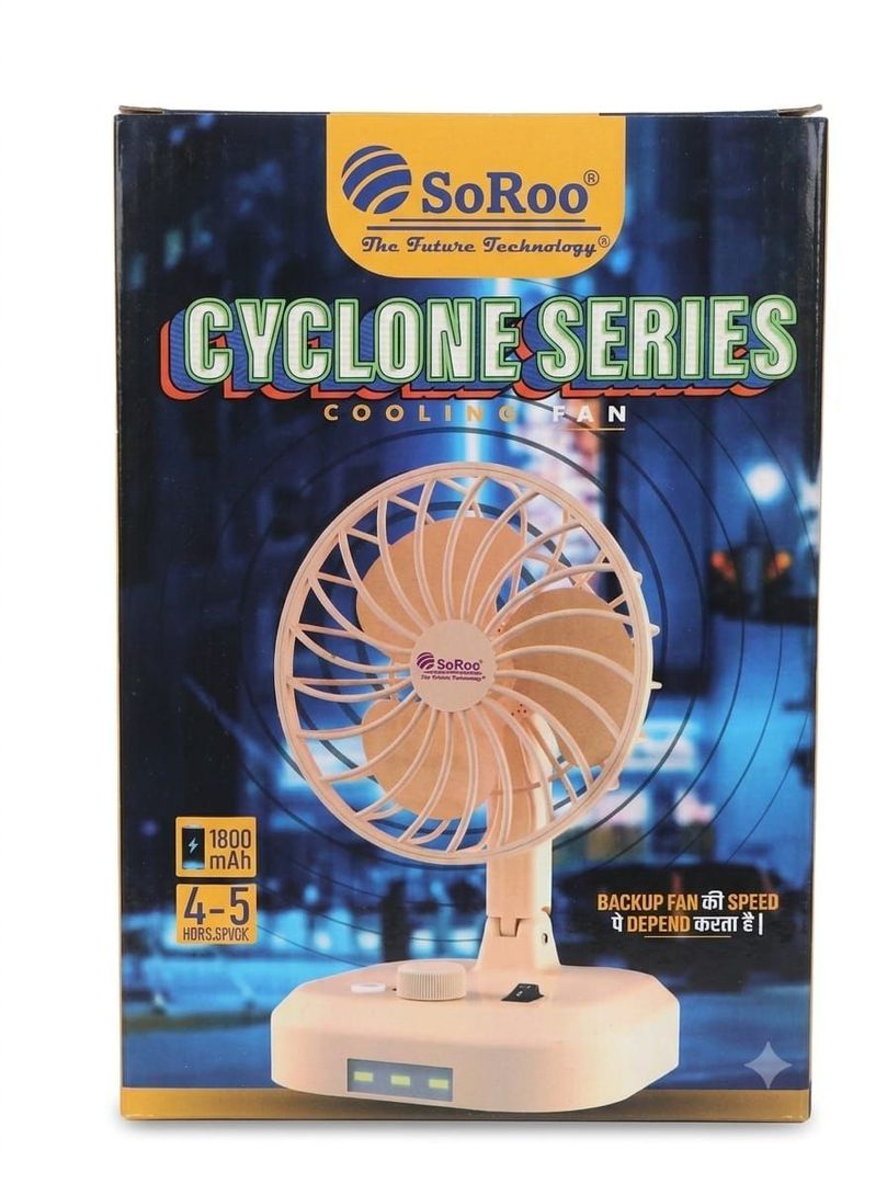 SOROO cyclone series hand fan