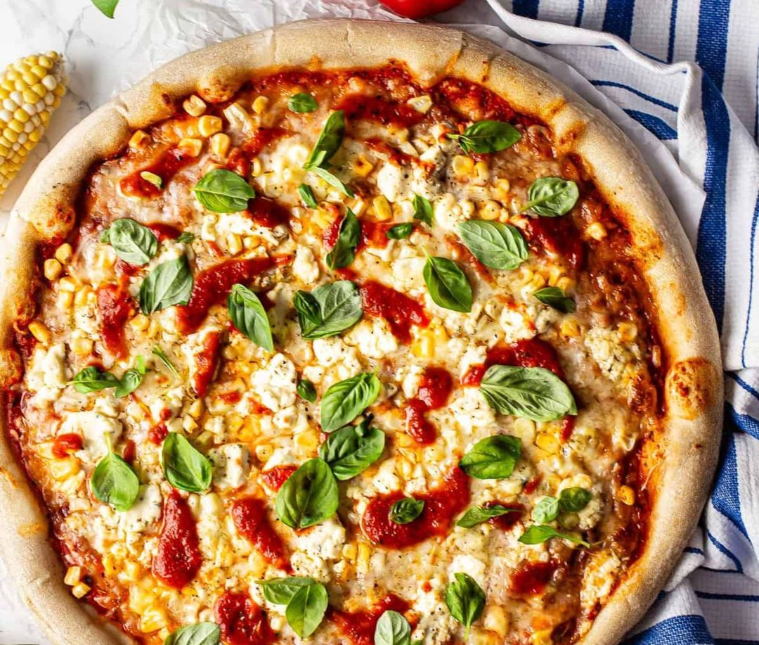 Sweet Corn Pizza