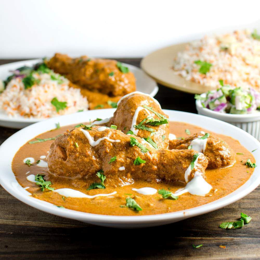 Butter chicken (with bone)