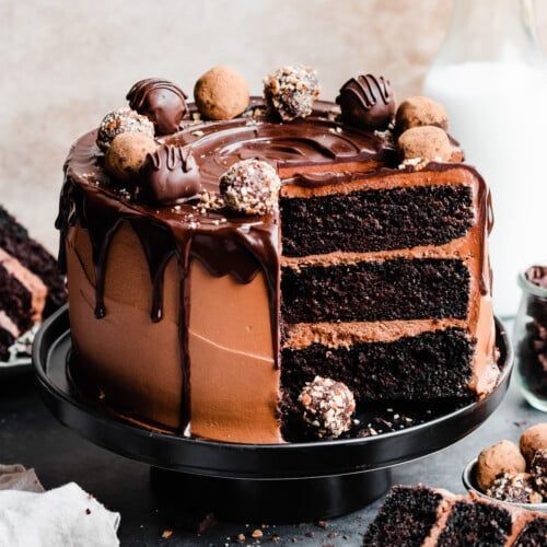 Chocolate truffle cake