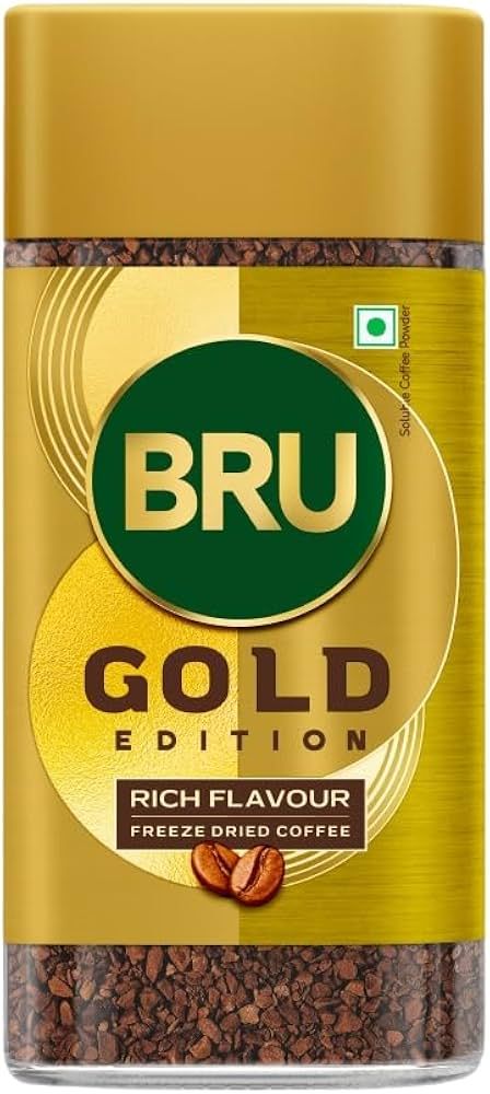 Bru Gold 100% Pure Coffee Freeze Dried