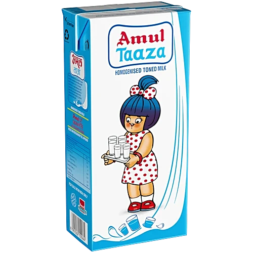 Amul Taaza Homogenised Toned Milk