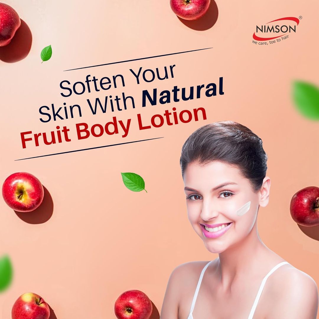 Nimson Silkplus FruitGlow Lotion with Apple, Almond & Pear Extracts