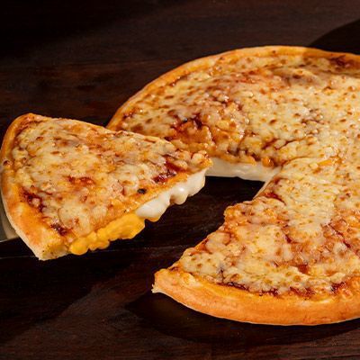 Double cheez pizza