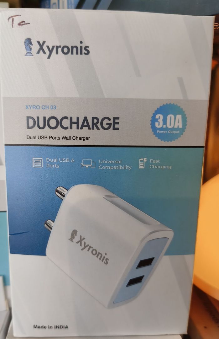 Xyronics ch03 double port charger