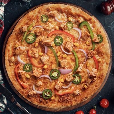 Chicken maxican pizza