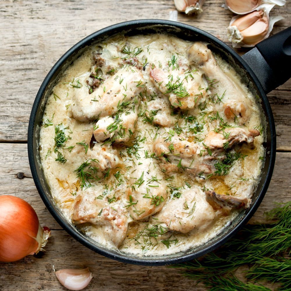 Malai chicken with bone