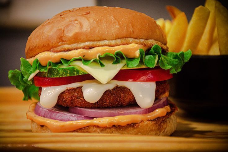 Veg cheese burger