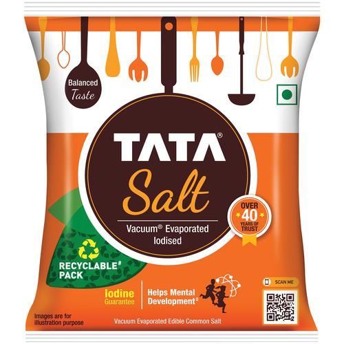 Tata Salt Vacuum Evaporated Iodised Edible Common Salt
