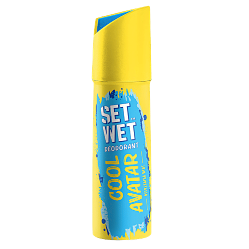 Set Wet Cool Avatar Deodorant & Body Spray Perfume For Men