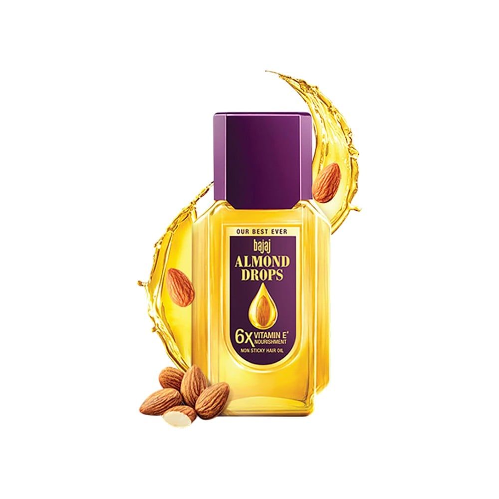 Bajaj Almond Drops Non-Sticky Hair Oil 185 ml