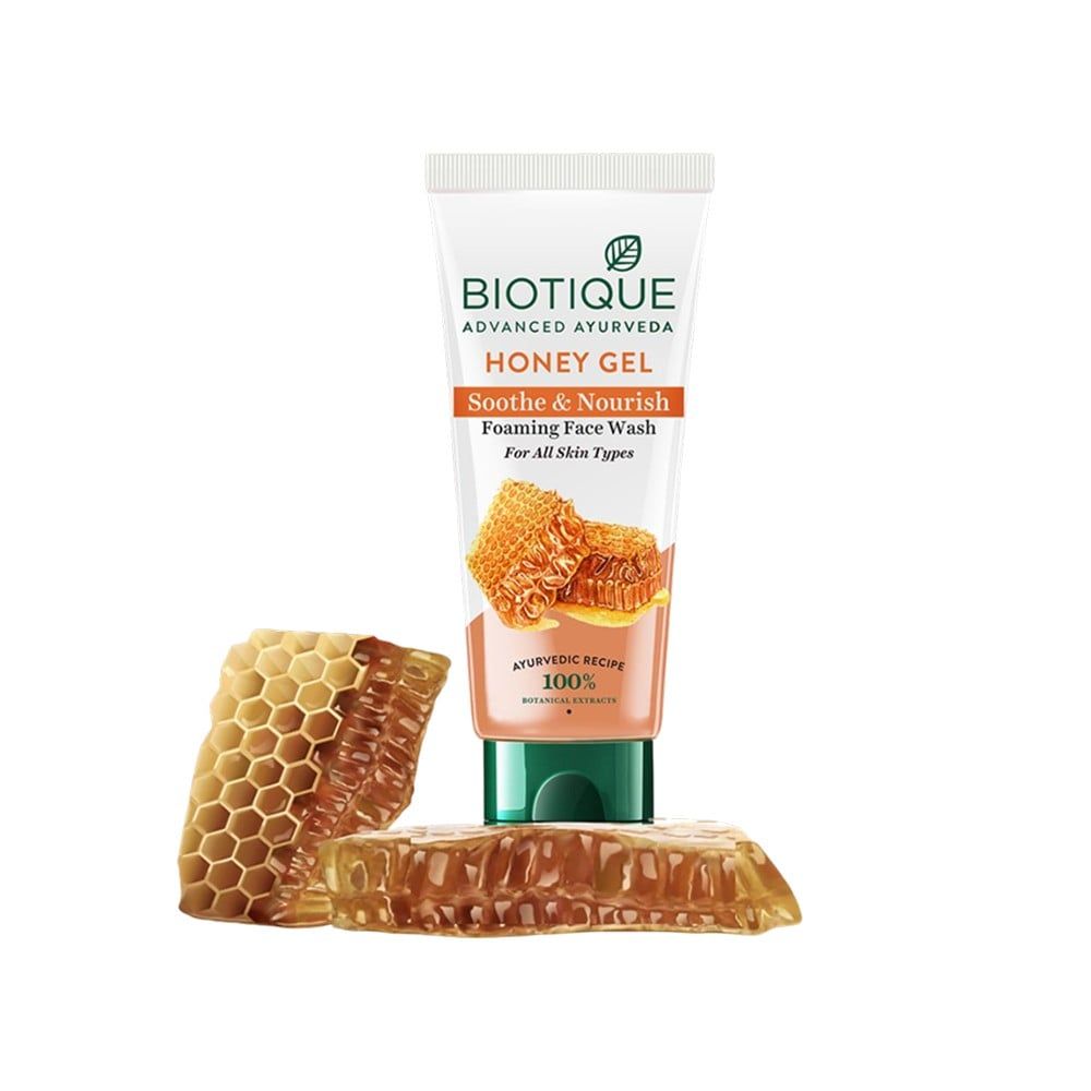 Biotique Honey Gel Soothe & Nourish Foaming Face Wash