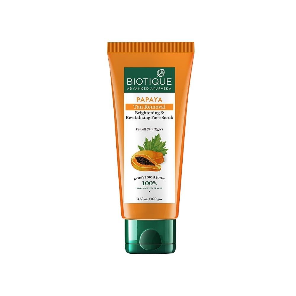 Biotique Papaya Tan Removal Brightening & Revitalizing Face Scrub - 100 g