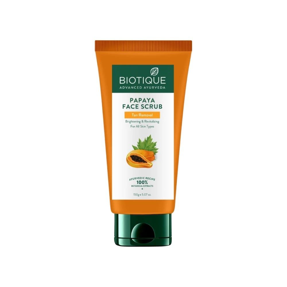 Biotique Papaya Tan Removal Brightening & Revitalizing Face Scrub - 150 g