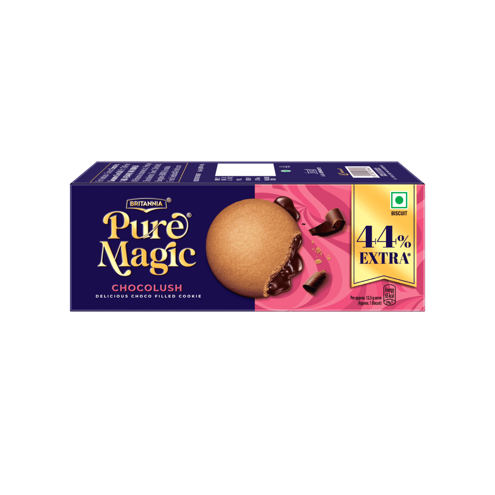 Britannia Pure Magic Chocolush Choco Filled Cookies (69 g)