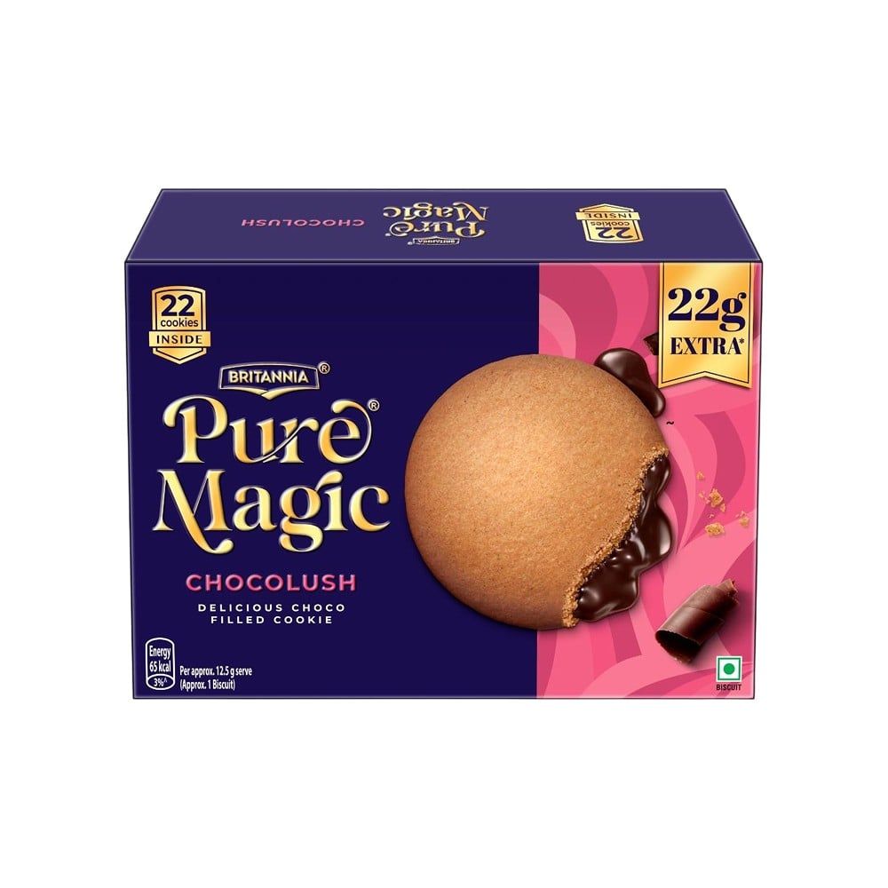 Britannia Pure Magic Chocolush Choco Filled Cookies