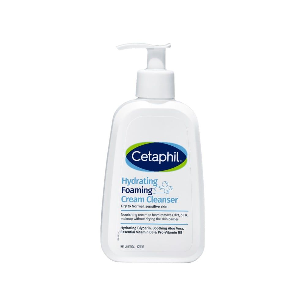 Cetaphil Hydrating Foaming Cream Face Cleanser