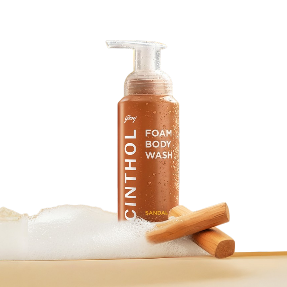 Cinthol Sandal Foam Body Wash