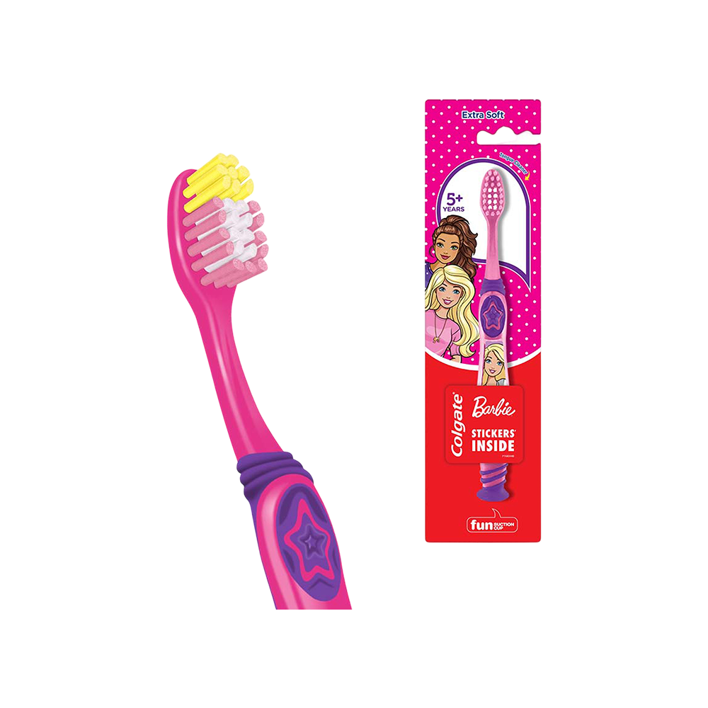 Colgate Smiles Barbie Extra Soft Kids Toothbrush (Ages 5+)