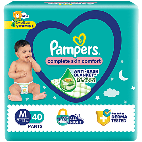 Complete Skin Comfort Diaper Pants - M, 7-12 Kg