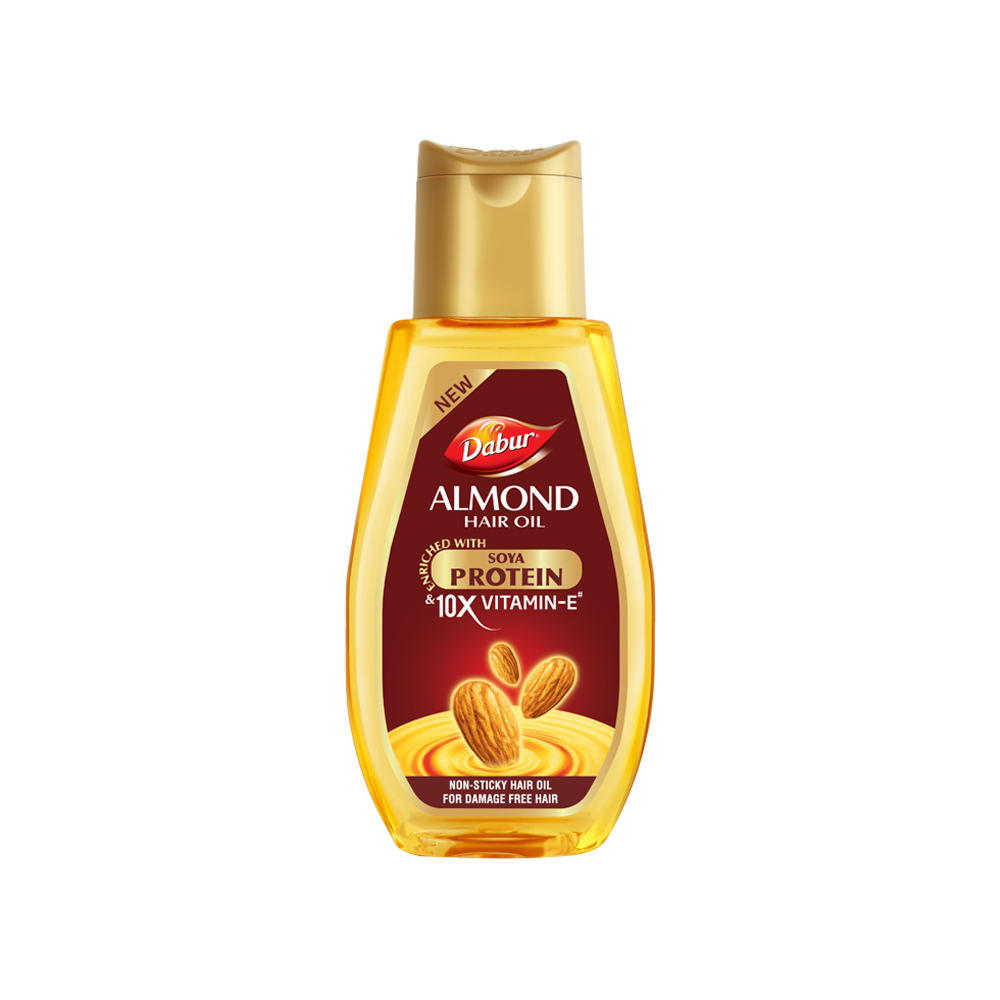 Dabur Almond Hair Oil - Keratin & 10x Vitamin E