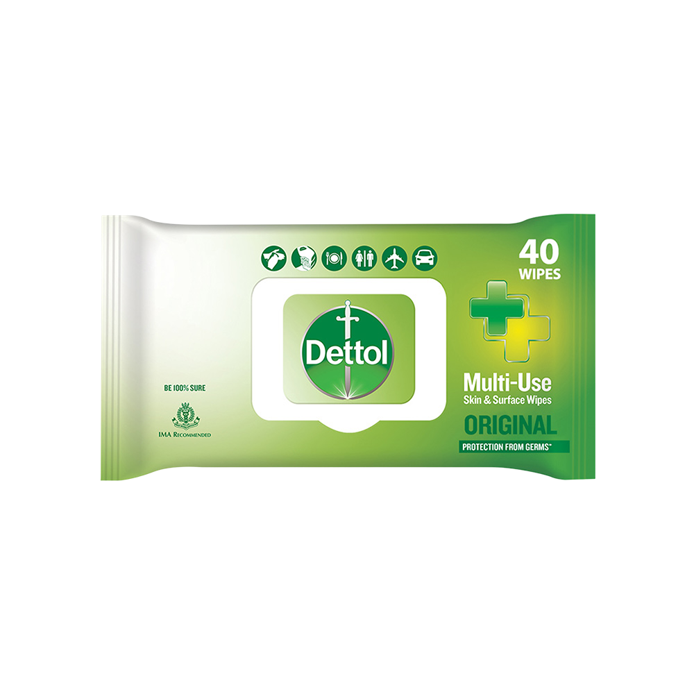 Dettol Original Multi-Use Skin & Surface Wet Wipes