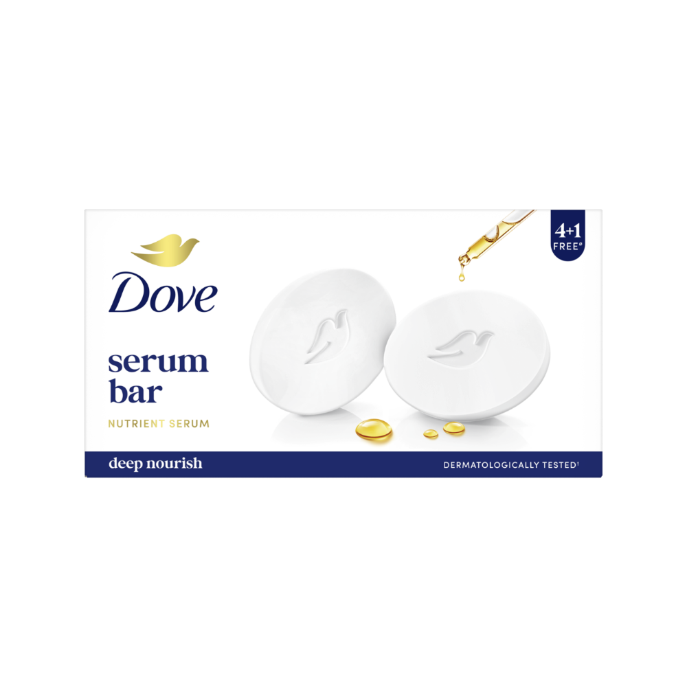Dove Cream Beauty Bathing Soap (125 g) - Buy 4 Get 1 Free
