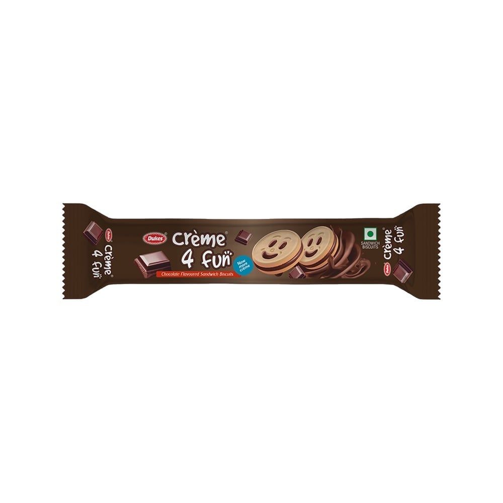 Dukes 4 Fun Chocolate Sandwich Cream Biscuits