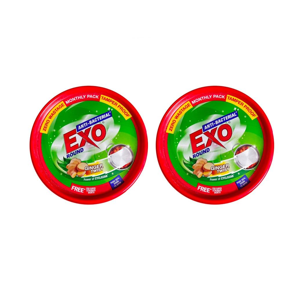 Exo Ginger Dishwashing Tub with Power Of Bio-Enzymes - Pack of 2