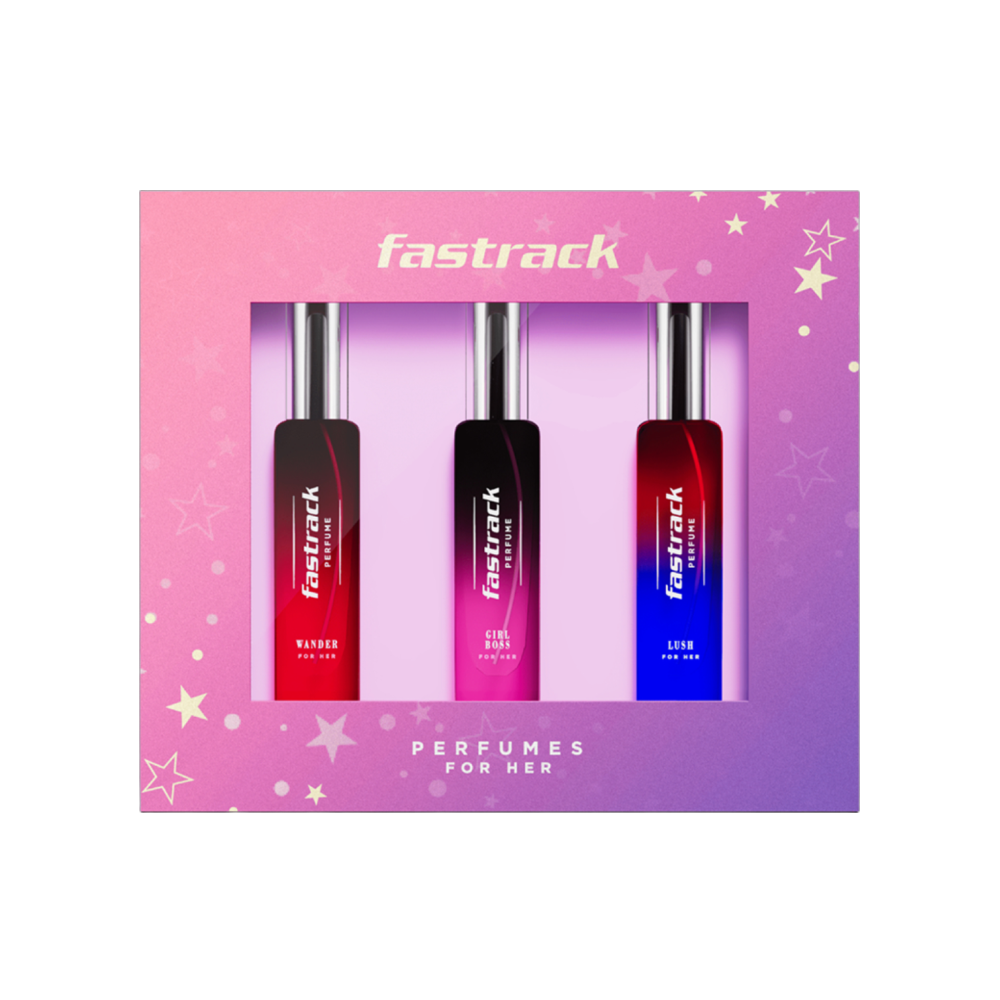 Fastrack Perfume Gift Set For Her (Girl Boss, Lush, Wander)