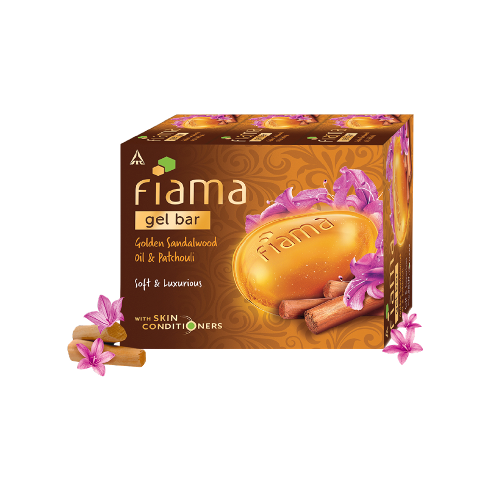 Fiama Gel Soap (Golden Sandalwood oil & Patchouli)