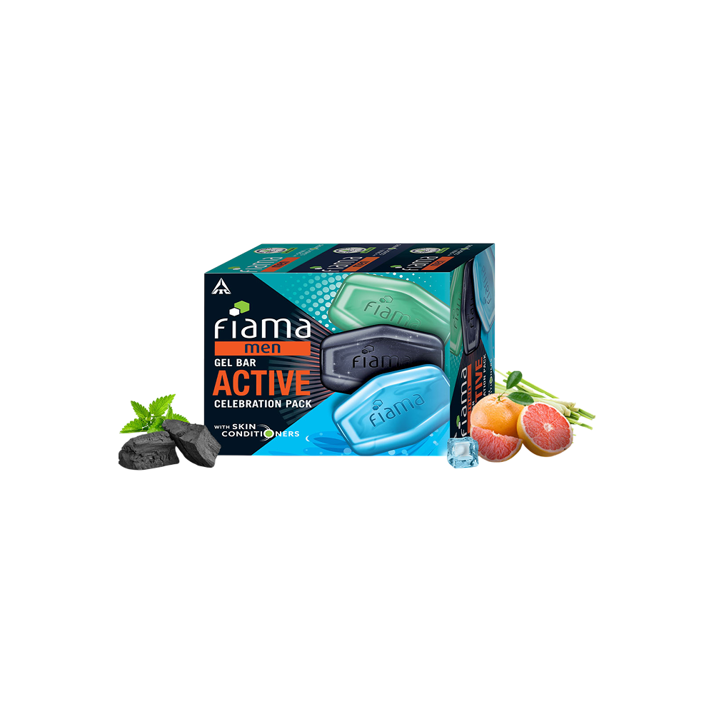 Fiama Men Active Soap Celebration Pack