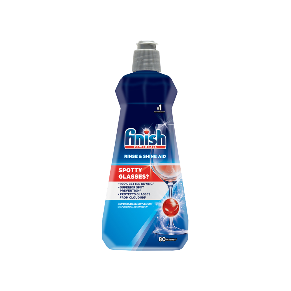 Finish Rinse Aid, Shine & Dry Dishwasher Gel
