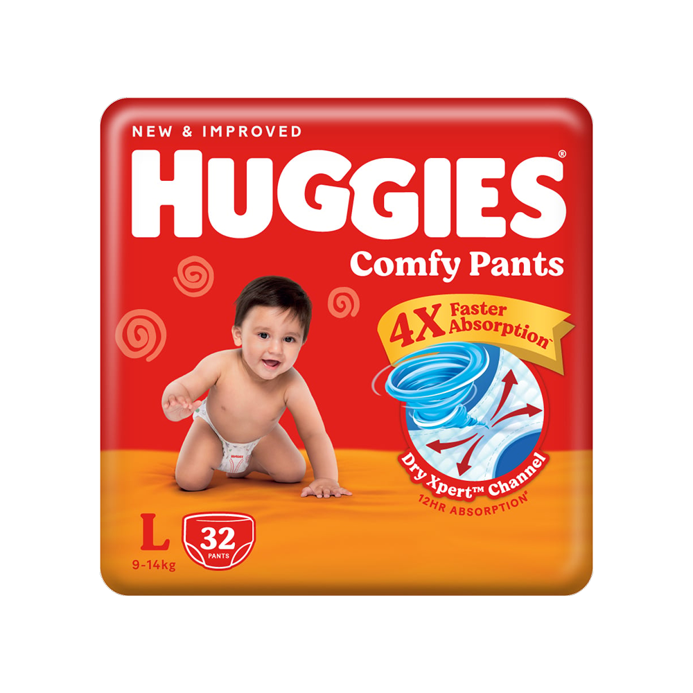 Huggies Comfy Pants Pant Style Baby Diaper