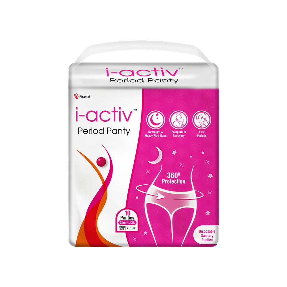 I-activ Premium Disposable Period Panty (L-XL)