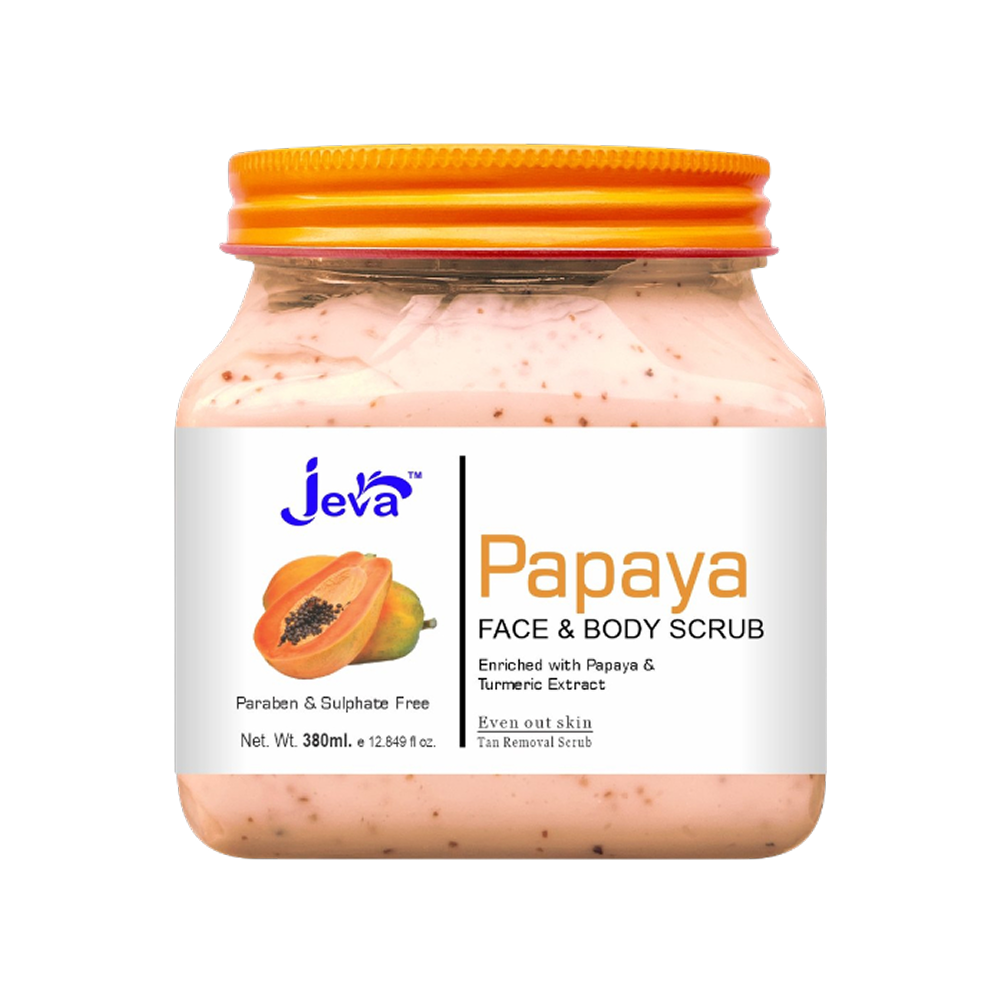 Jeva Papaya Body Scrub Face & Body Scrub