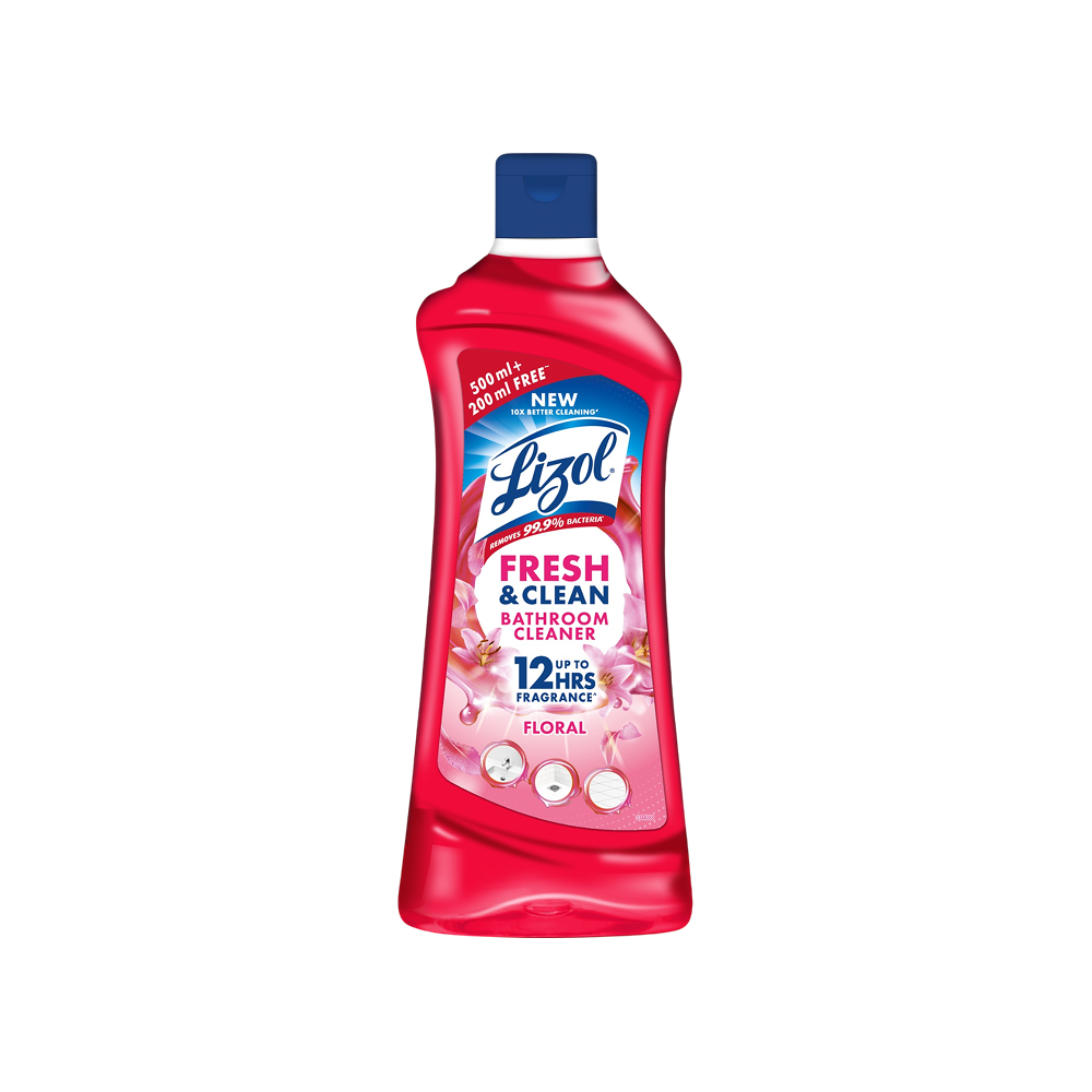 Lizol Fresh & Clean Floral Bathroom Cleaner