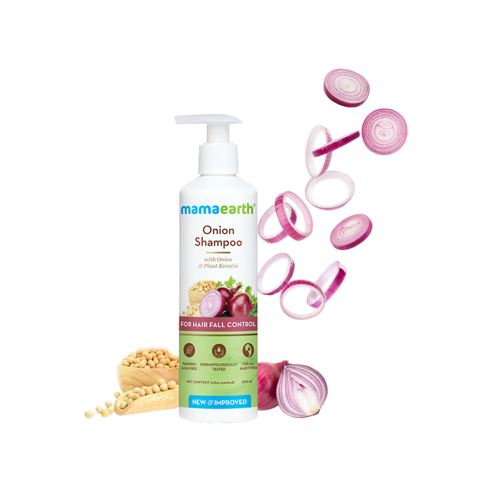 Mamaearth Onion Hair Fall Control Shampoo