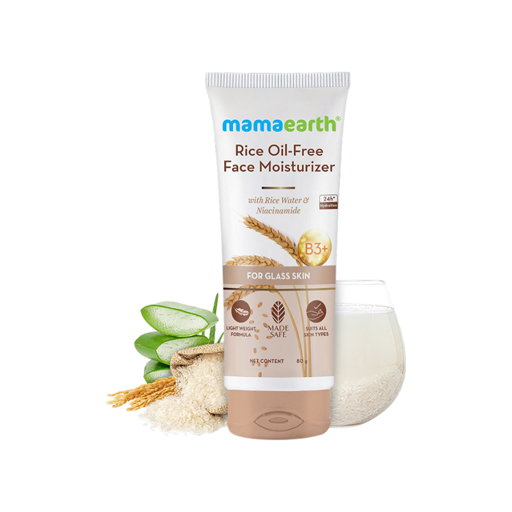 Mamaearth Rice Oil-Free Face Moisturizing Cream