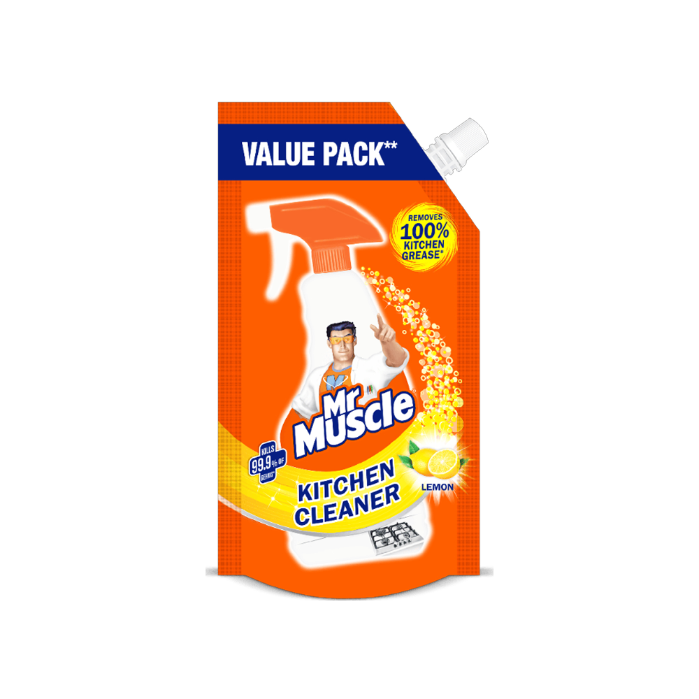 Mr Muscle Lemon Kitchen Cleaner Refill
