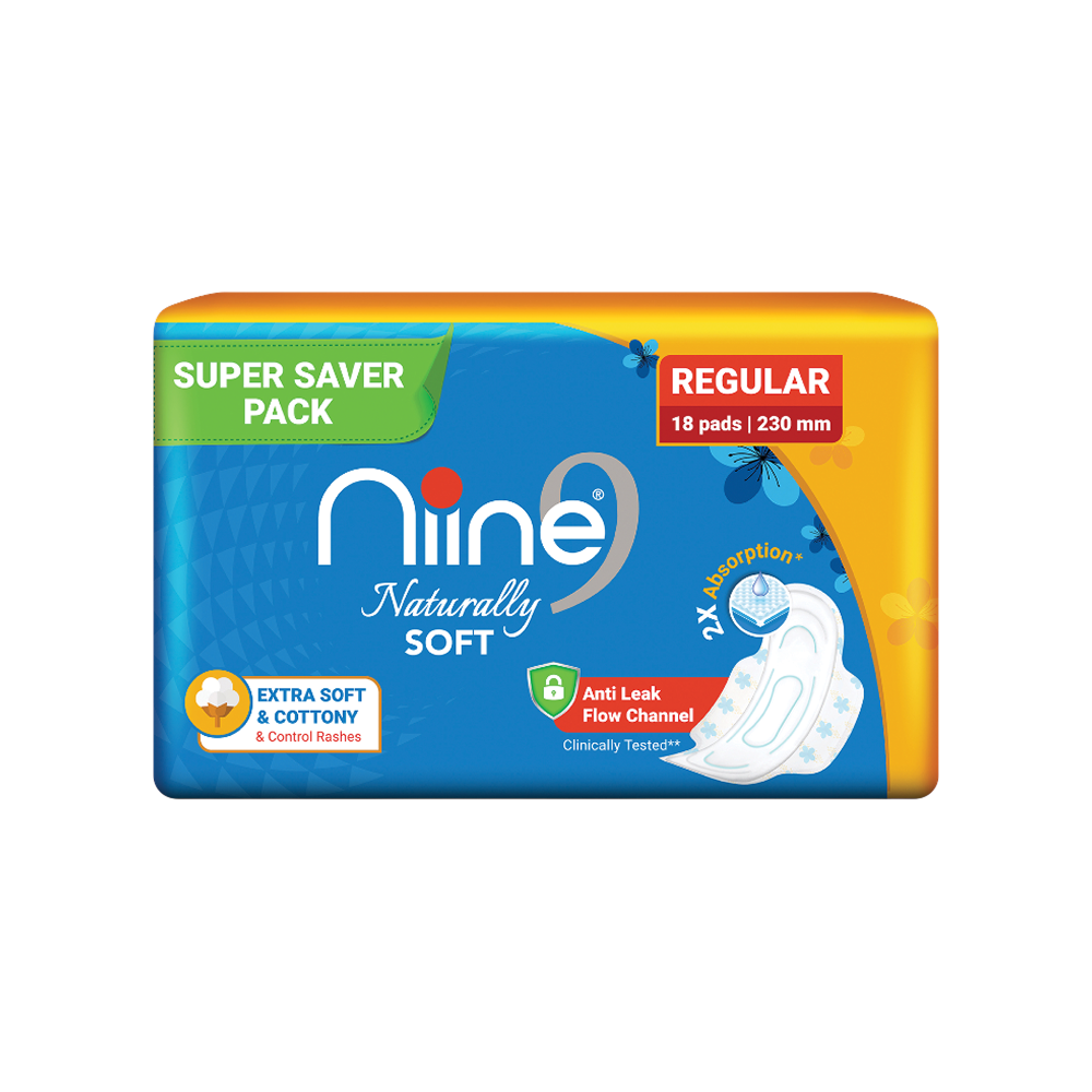 Niine Naturally Soft Regular Sanitary Pads