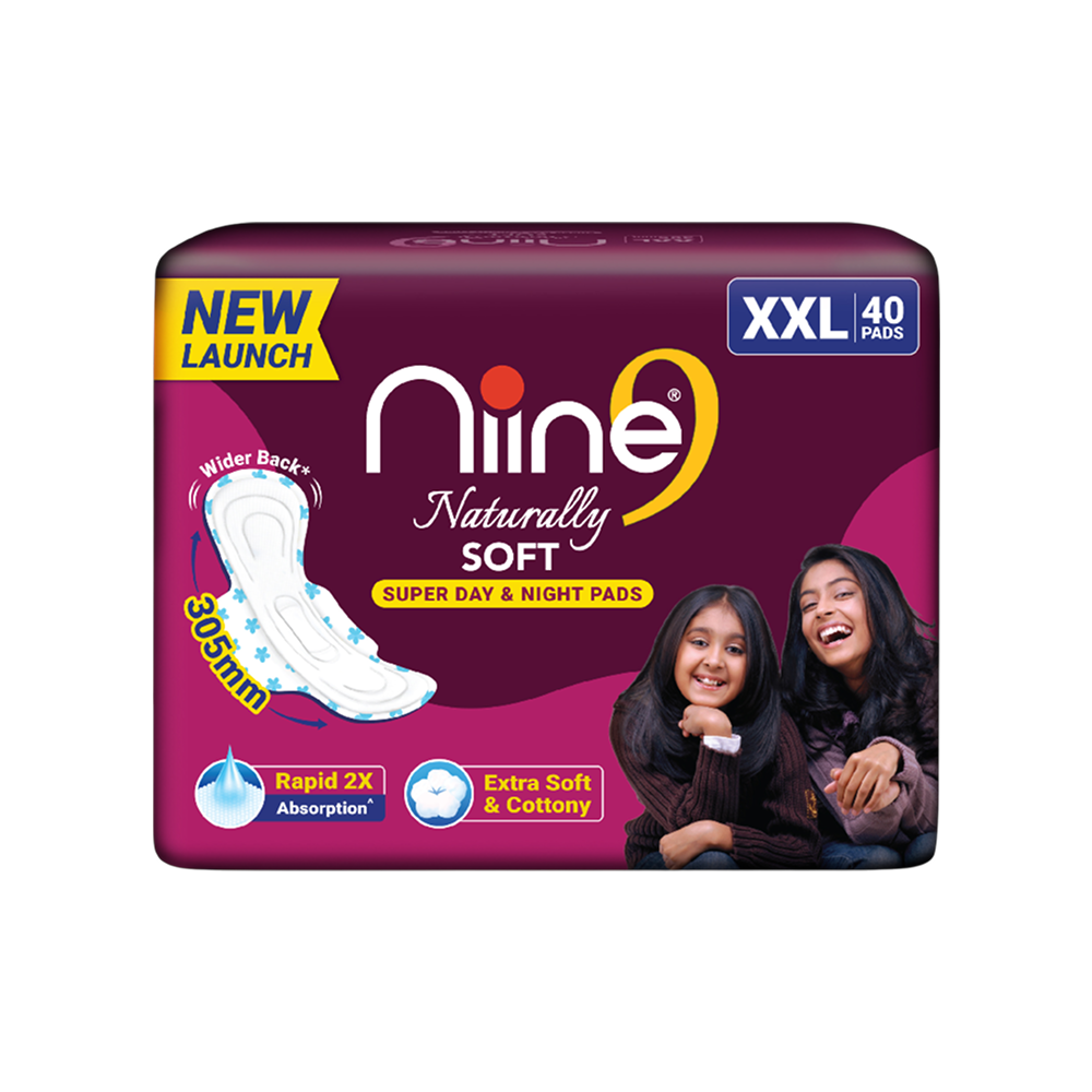 Niine Soft Day & Night Sanitary Pads (XXL)
