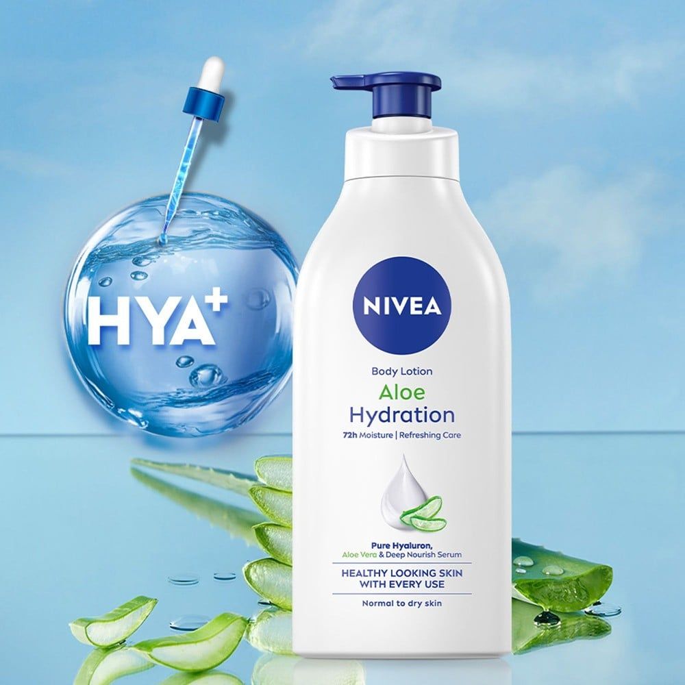 Nivea Aloe Hydration Normal Skin Body Lotion (600 ml)