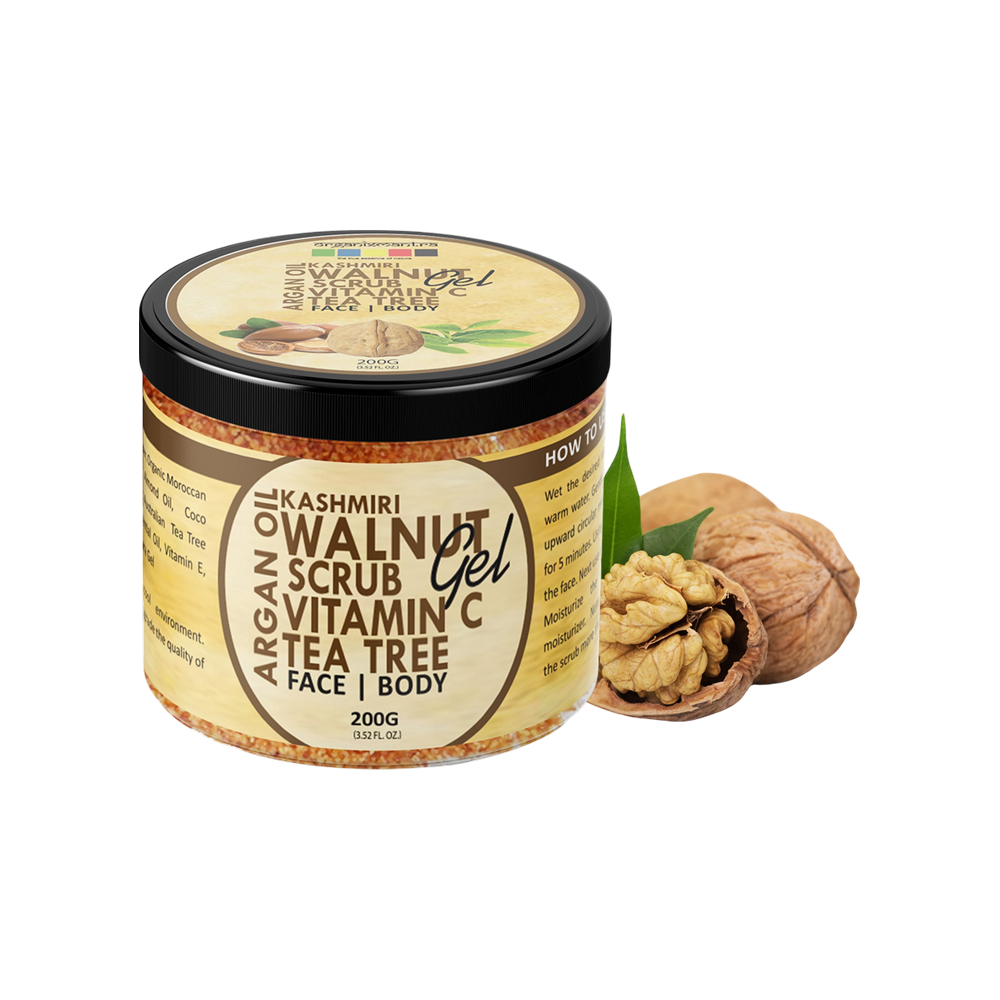 Organix Mantra Kashmiri Walnut Face & Body Scrub