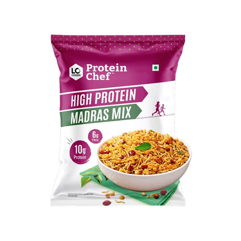 Protein Chef Madras Mixture Namkeen Healthy Snack (10g Protein)