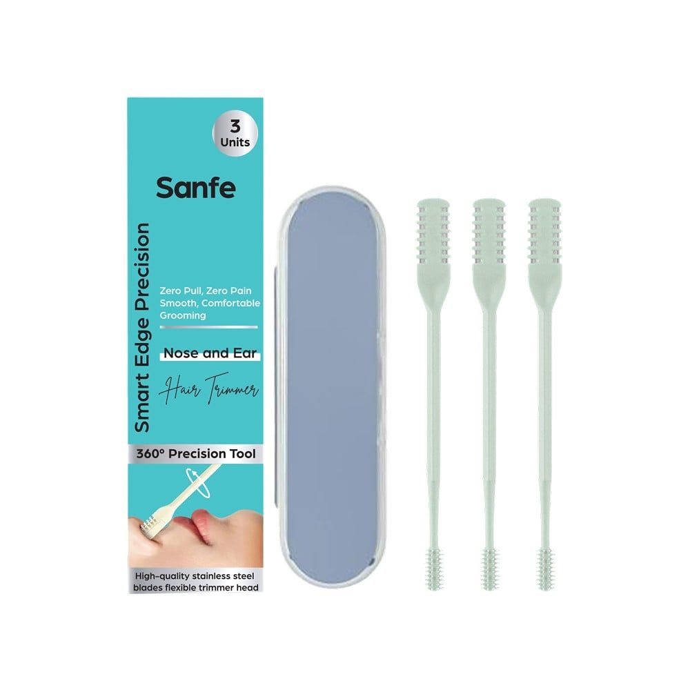 Sanfe 360° Rotating Nose & Ear Hair Trimmer