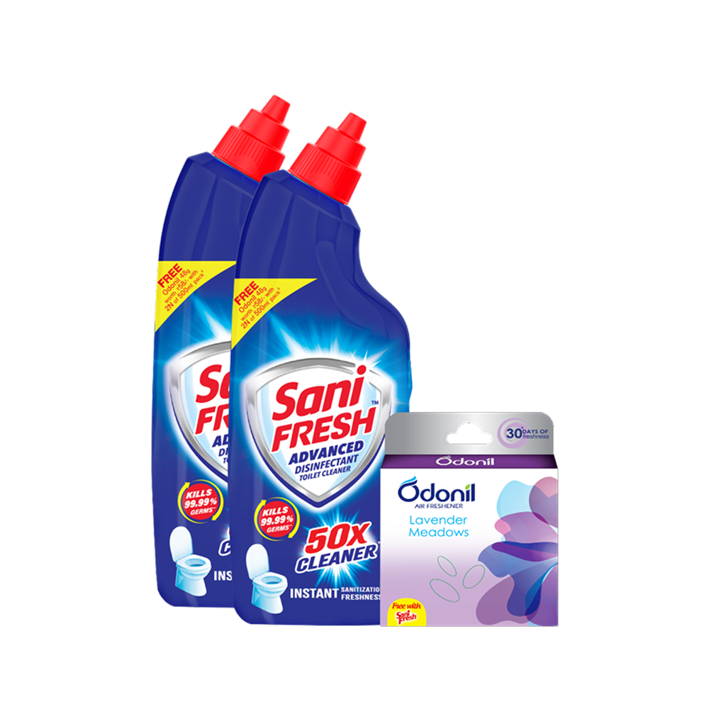 Sani Fresh Advanced Toilet Cleaner (with Free Odonil)