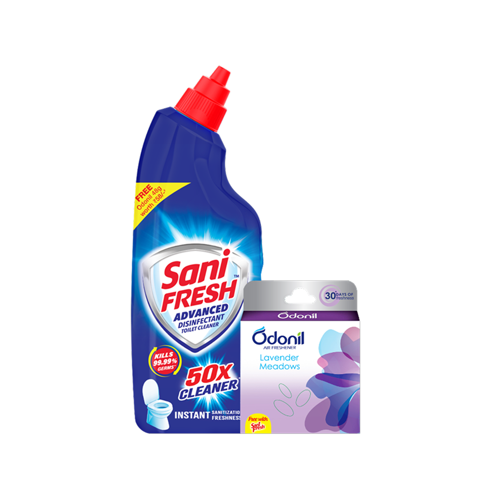 Sani Fresh Ultrashine Toilet Cleaner Free Odonil